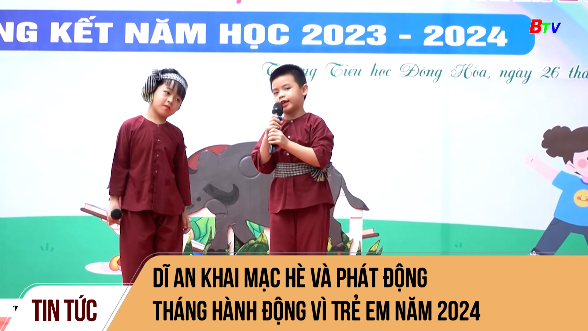 Dĩ An khai mạc hè và phát động Tháng hành động vì Trẻ em năm 2024